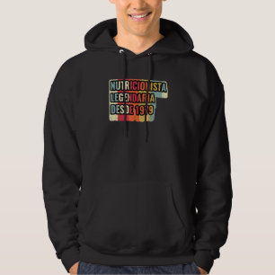 Veste À Capuche Nutritionniste Légendaire Depuis 1979 Nutritionn