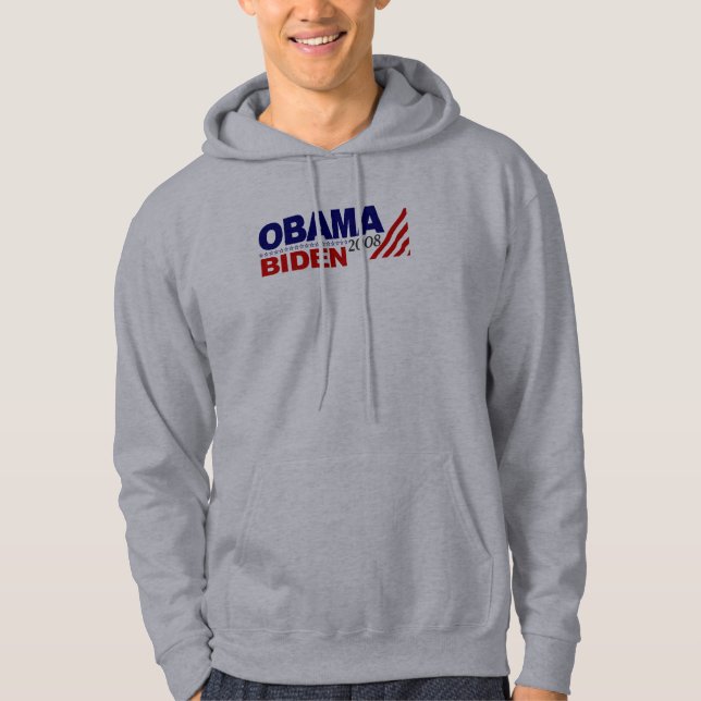 Veste À Capuche Obama Biden 2008 (Devant)