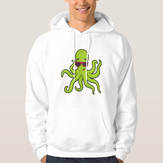 Veste À Capuche Octopus avec lunettes de soleil (Devant)