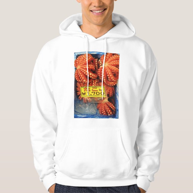 Veste À Capuche Octopus Tako た こ marché de poisson Tsukiji, Tokyo, (Devant)