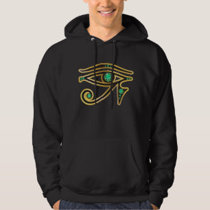 Veste À Capuche OEil d'émeraude de Ra dans les Mens d'or Sweatshir