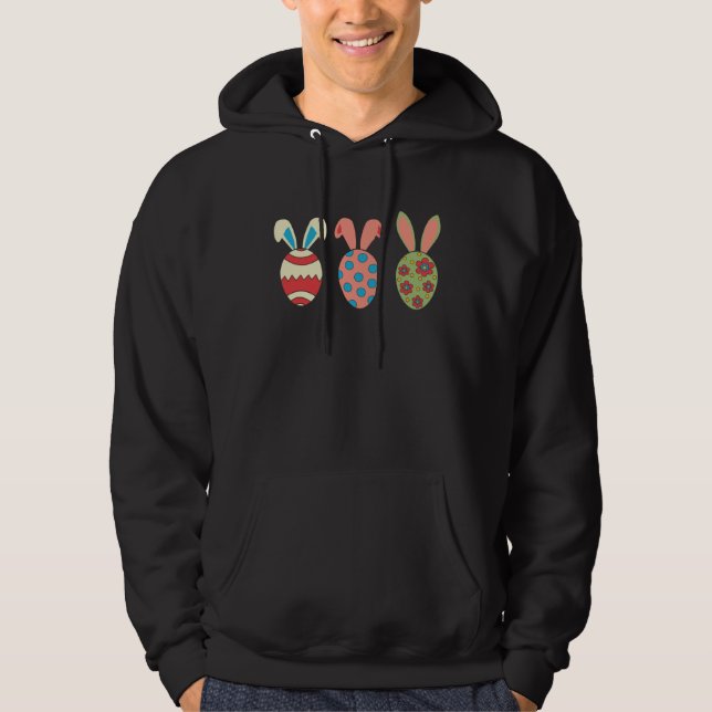 Veste À Capuche Œufs de Lapin Mignon (Devant)