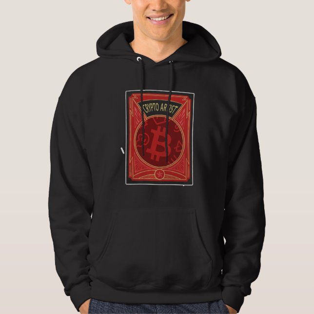 Veste À Capuche Œuvres d'art numériques Blockchain Crypto Art NFT  (Devant)