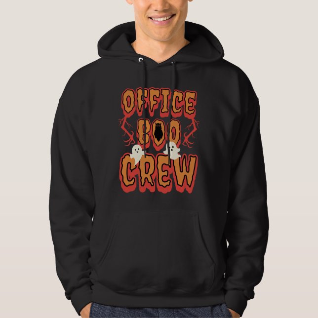Veste À Capuche Office Boo Crew Funny Halloween Saison Éffrayante (Devant)