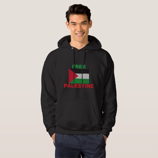 Veste À Capuche Officiellement Libérez la Palestine Libérez la Pal (Devant entier)