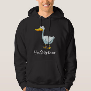 Veste À Capuche Oie sotte, Oiseau drôle, souriant
