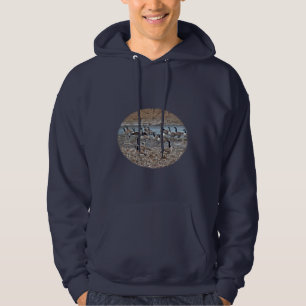 Veste À Capuche Oies du Canada sur le réservoir de voie verte
