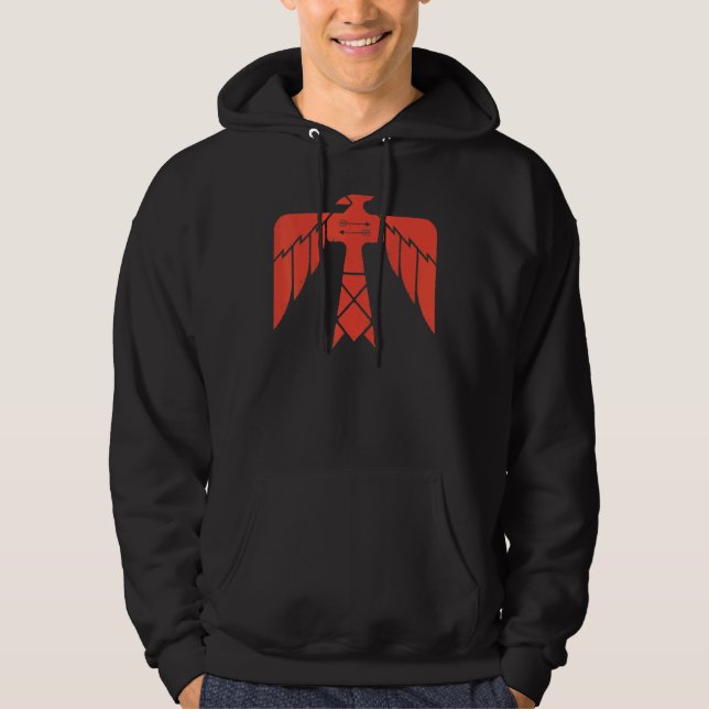 Veste À Capuche Oiseau-tonnerre des Amérindiens (Devant)