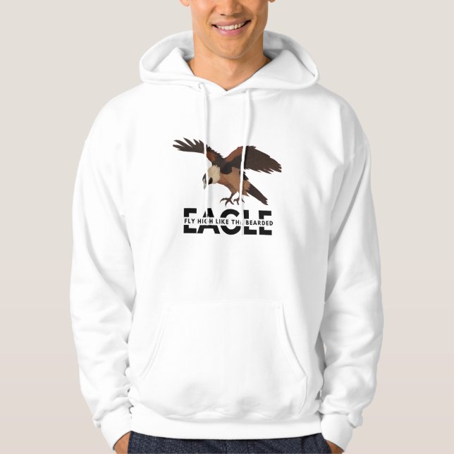 Veste À Capuche Oiseau vautour (Devant)