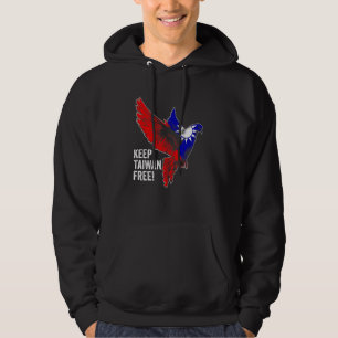 Veste À Capuche Oiseaux de la paix du drapeau taïwanais Garder Taï