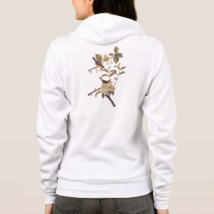 Veste À Capuche Oiseaux du Maryland à gorge jaune avec fleurs