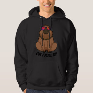 Veste À Capuche Ok je monte Capybara Lunettes de soleil Plage Capi
