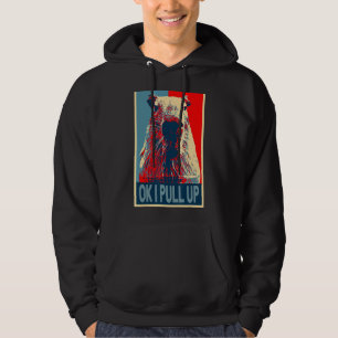 Veste À Capuche ok je tire Meme Cute capybara retro vintage