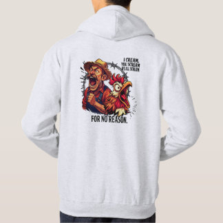 Veste À Capuche On hurle tous sans raison -