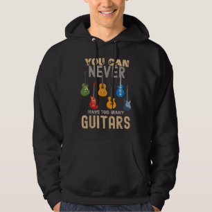 Veste À Capuche On ne peut jamais avoir trop de chemises guitares 