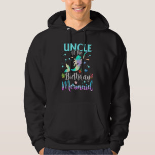Veste À Capuche Oncle De L'Anniversaire Sirène Drôle Matching Fami