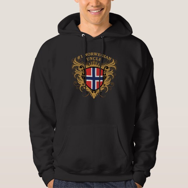 Veste À Capuche Oncle norvégien du numéro un (Devant)