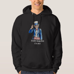 Veste À Capuche Oncle Sam Joyeux 14 juillet Patriotique