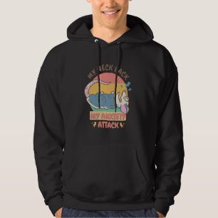 Veste À Capuche Opossum Anxiety Attack Funny Sarcastic Meme Retro