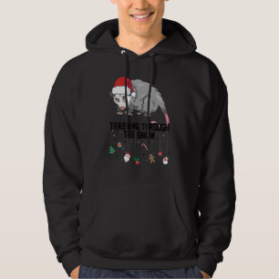 Veste À Capuche Opossum pour conceptions de faux chat rat et raton