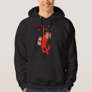 Veste À Capuche Orangutan Chimpanzé Singe Animal Banane Bouteille