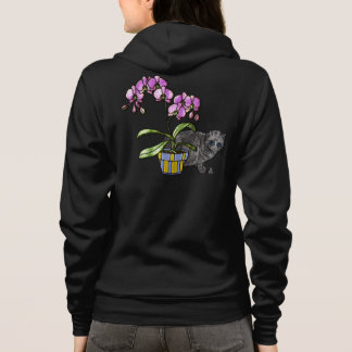 Veste À Capuche Orchidée fuchsia et Kitty