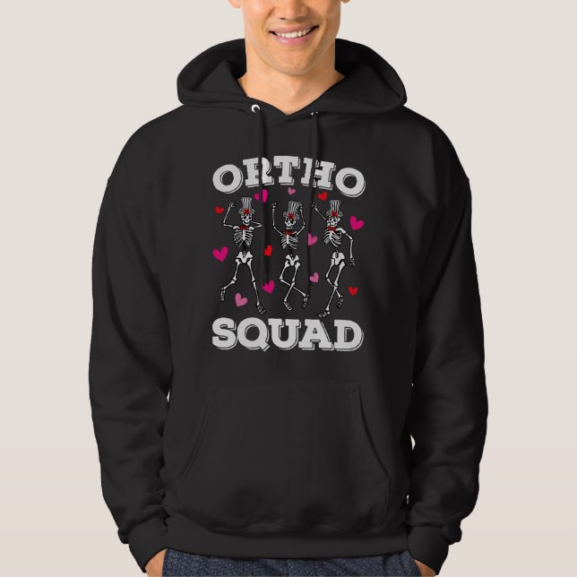 Veste À Capuche Ortho Squad Danser Squelette Valentine Hommes (Devant)