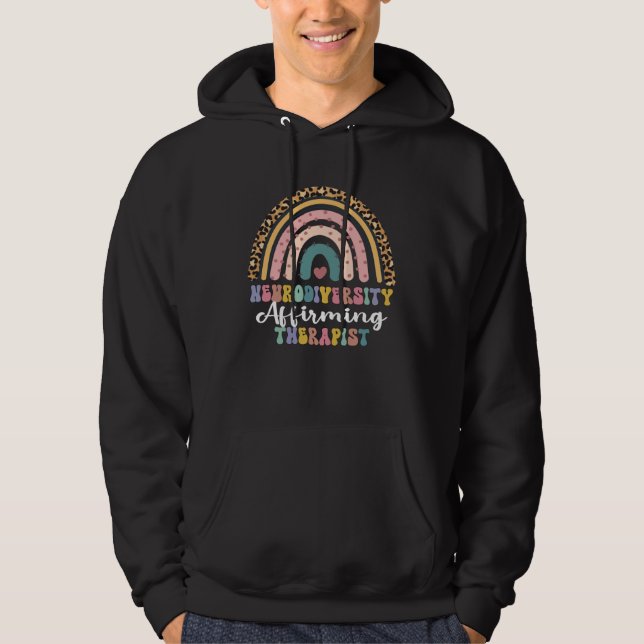 Veste À Capuche Orthophonie Autisme Neurodiversité Affirmative La (Devant)
