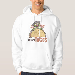 Veste À Capuche Oscar Je Déteste Tout Sauf Les Tacos