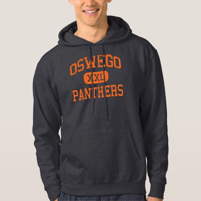 Veste À Capuche Oswego - panthères - lycée - Oswego l'Illinois (Devant)