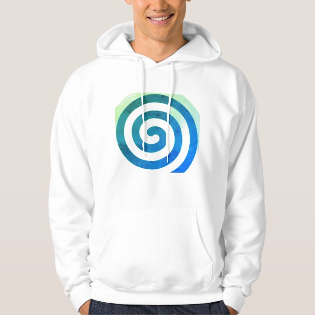 Veste À Capuche Ouais, c'est comme ça sur un blanc à manches longu (Devant)