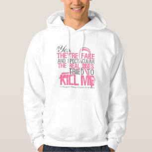 Veste À Capuche Oui faux et Spectacular - cancer du sein