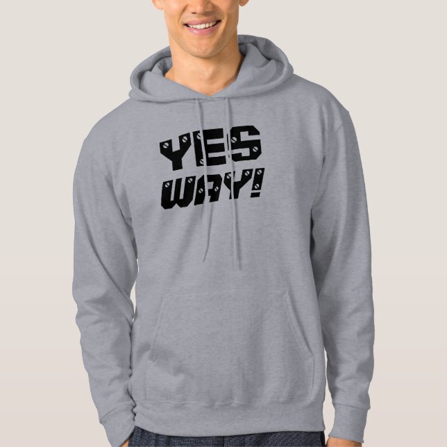 VESTE À CAPUCHE OUI MANIÈRE ! (Devant)