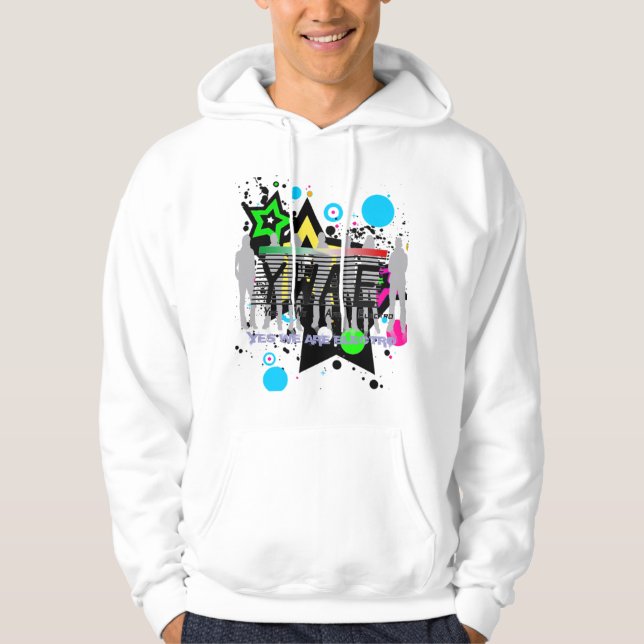 VESTE À CAPUCHE OUI NOUS SOMMES ÉLECTRO - FONCTIONNAIRE (Devant)