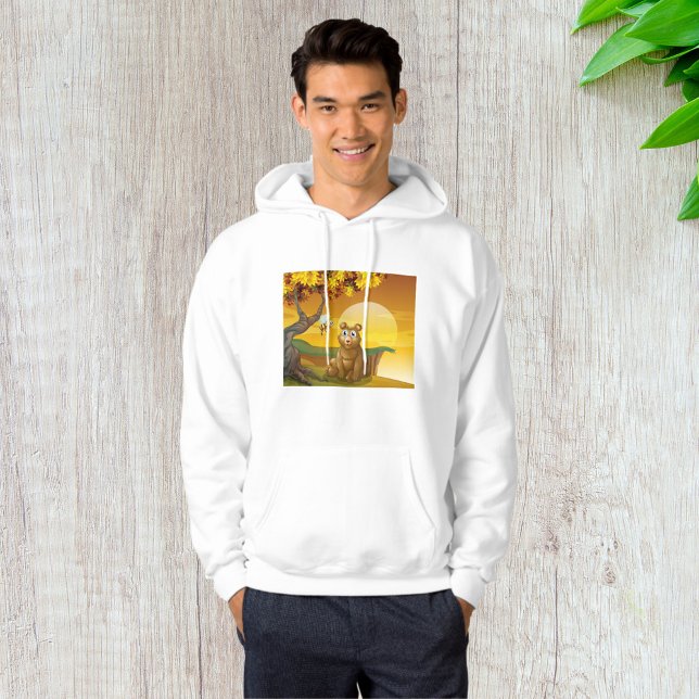 Veste À Capuche Ours Brun Coucher de Soleil (Créateur téléchargé)