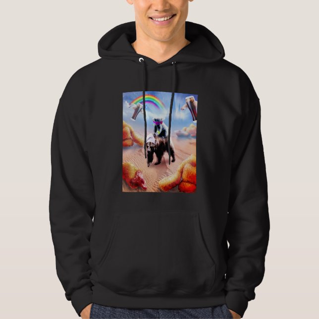 Veste À Capuche Ours De Riding Koala Avec Des Nuggets De Poulet Et (Devant)