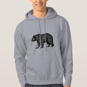Veste À Capuche Ours gris de marche