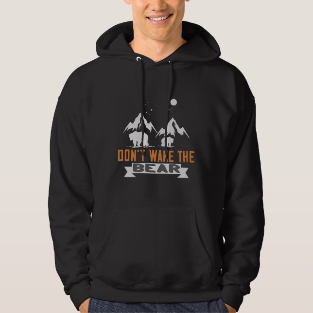 Veste À Capuche Ours - Ne réveillez pas l'ours (Devant)