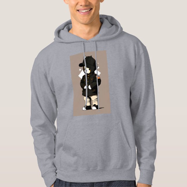 Veste À Capuche ours-usa (Devant)