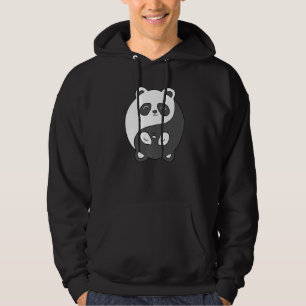 Veste À Capuche Ours Yin et Yang Koala Prédateur Méditation Acro H