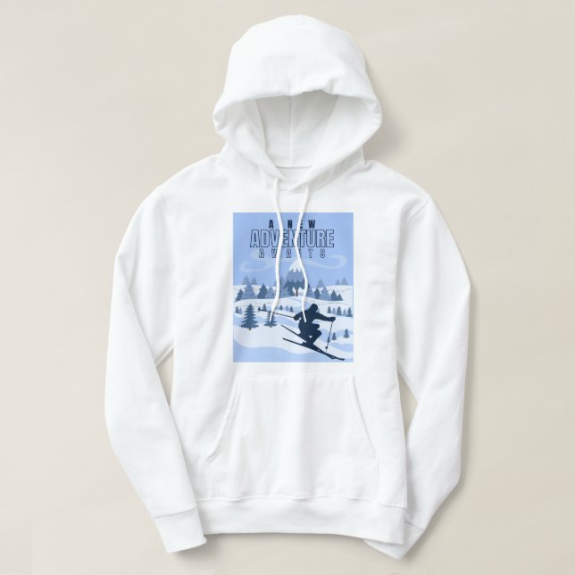 Veste À Capuche Outdoor Adventure snowboard hiver (Design devant)