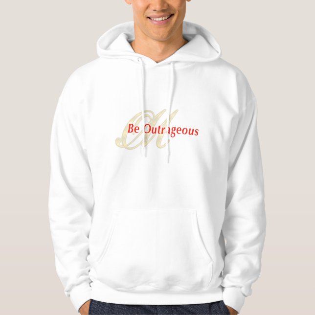 Veste À Capuche OutrageousMasteryBeOutrageous (notexthoodie) (Devant)