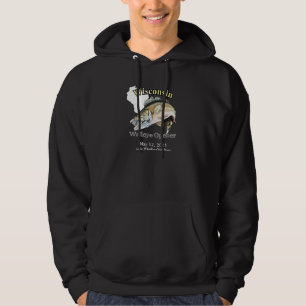 Veste À Capuche Ouvreur de walleye du Wisconsin sur mesure