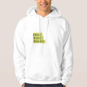 Veste À Capuche Ouvrez votre vision - T-shirt minimaliste audacieu