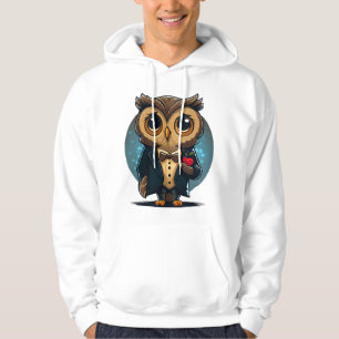 Veste À Capuche Owl Groom in Love : Perfect Valentine's Day Gift