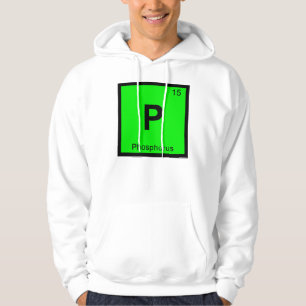 Veste À Capuche P - Chimie du Phosphore Symbole du Tableau Périodi
