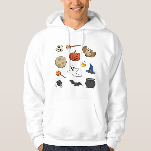 Veste À Capuche Pack Halloween Kawaii (Devant)