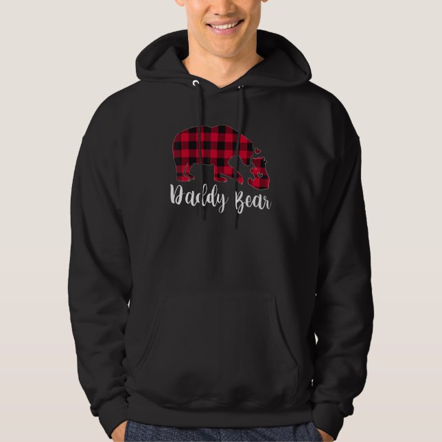 Veste À Capuche Paddy Bear Pajama Red Buffalo Plaid (Devant)