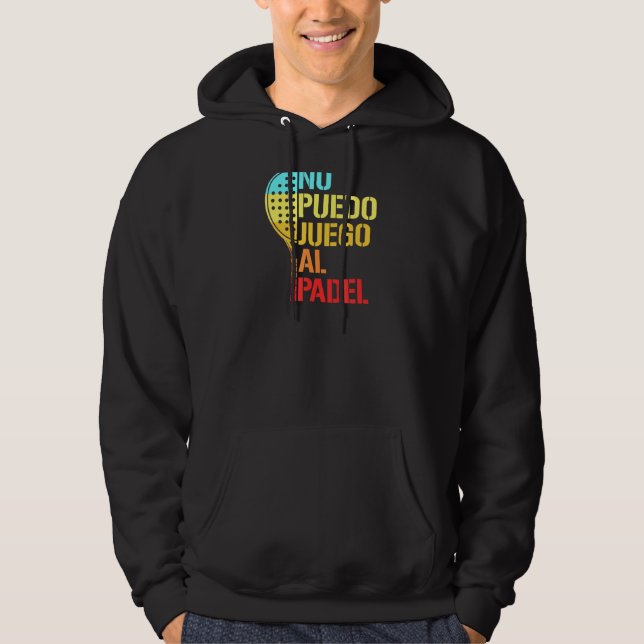 Veste À Capuche Padel Paddle Tennis Aucune Idée Comment Jouer Pade (Devant)