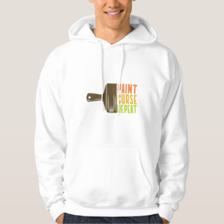 Veste À Capuche Paint. Curse. Repeat. Funny DIY Painter Hoodie